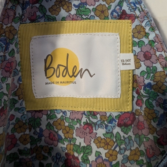 Mini Boden Distressed Rainbow Overalls - Picture 4 of 4